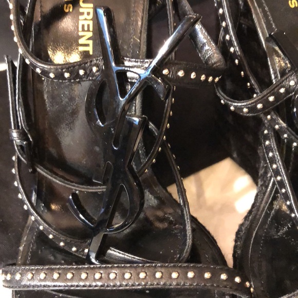 Authentic Saint Laurent Cassadra Wedges - Picture 11 of 15